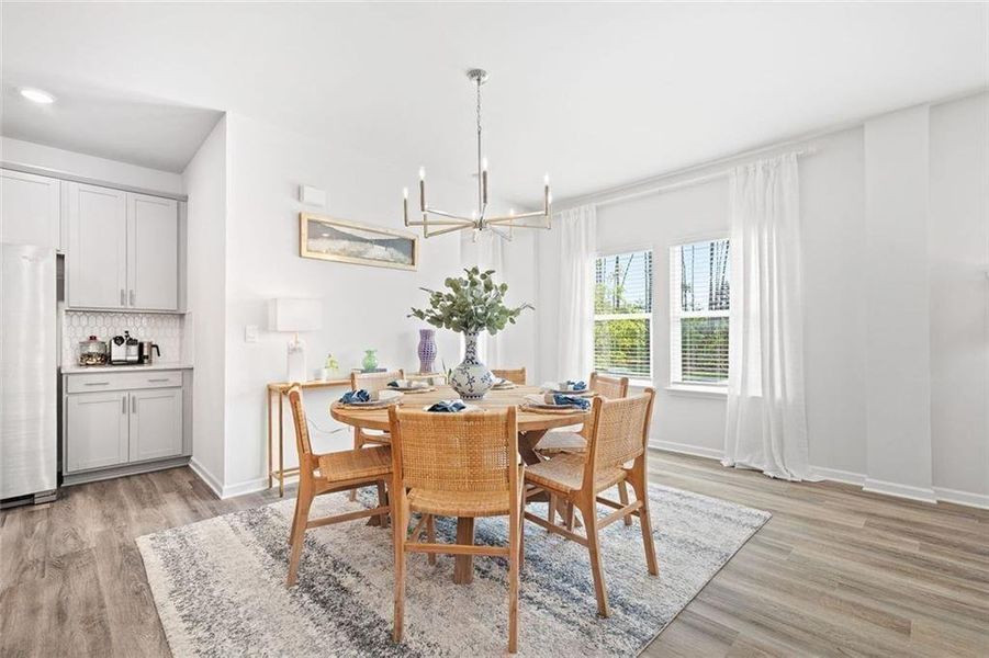 Furnished interior view inside a new home in , Mableton (Image 10).