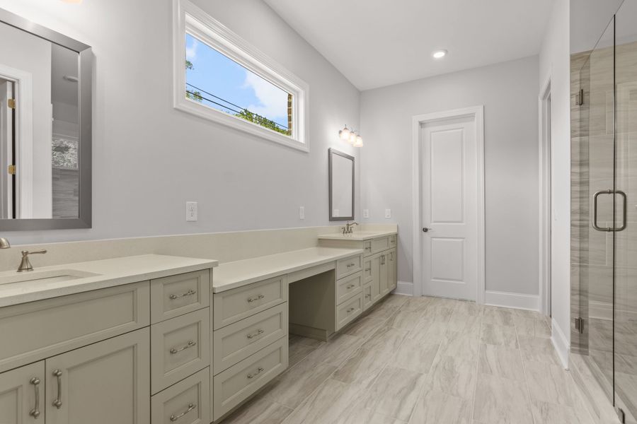 Representative furnished interior of a home built from the The Danville by The Providence Group in Bellwyn, Alpharetta (Image 15).
