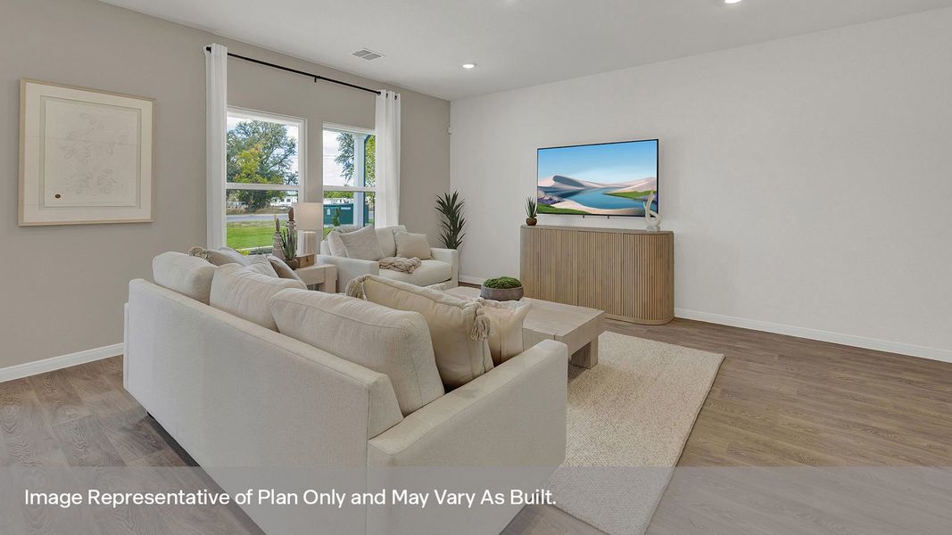 Furnished interior view inside a new home in Paramount, Kyle (Image 5).