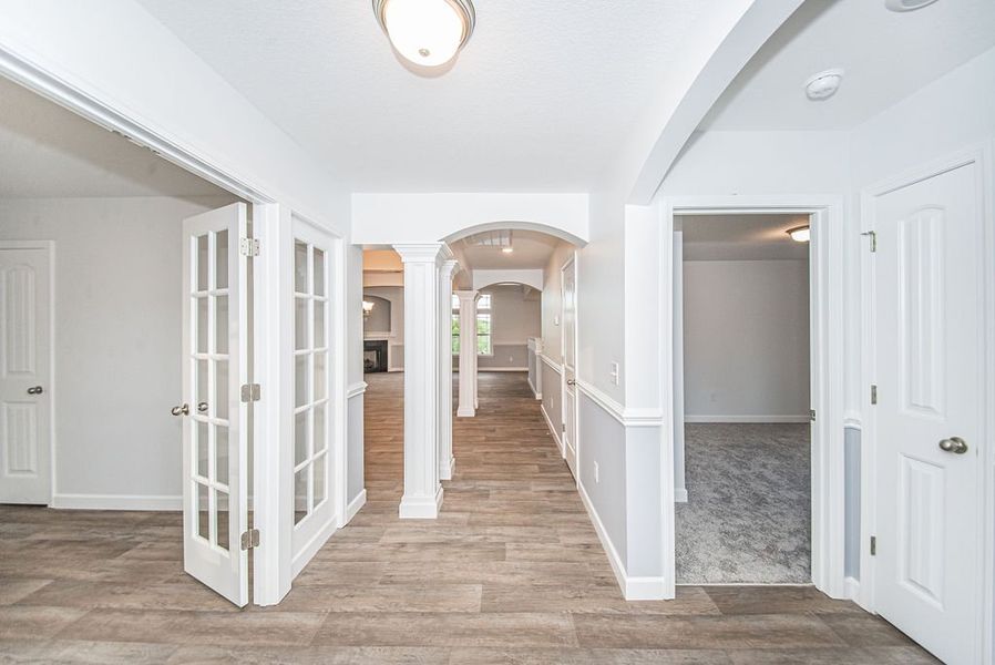 Representative unfurnished interior of a home built from the Arcadimont by Enchanted Homes in Lonesome Dove, San Antonio (Image 12).