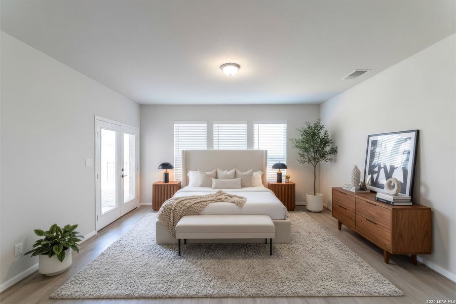 Furnished interior view inside a new home in Arcadia Ridge, San Antonio (Image 3).