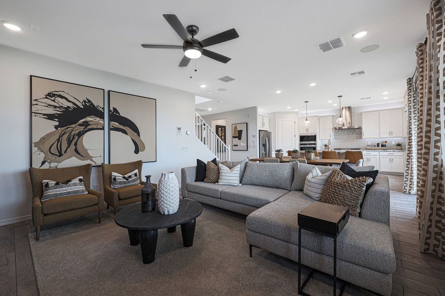 Representative furnished interior of a home built from the Sienna by Mattamy Homes in Empire Pointe, Queen Creek (Image 22).