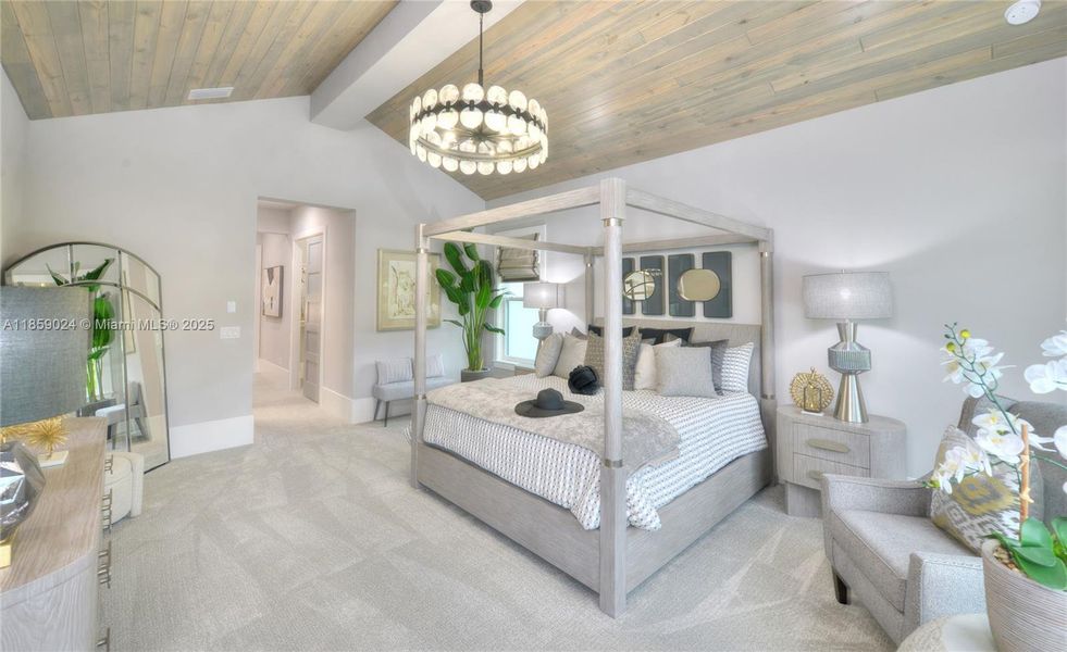 Furnished interior in a model home at Prestwick Estates in Ormond Beach (Image 7).