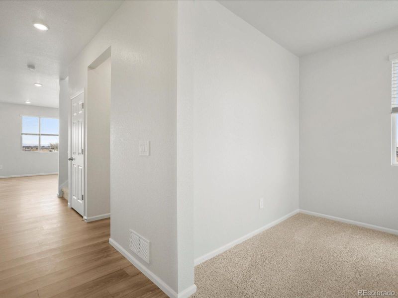 Spacious, unfurnished interior of a new home in Westgate, Greeley (Image 19). Spacious, unfurnished interior of a new home in Westgate, Greeley (Image 19).