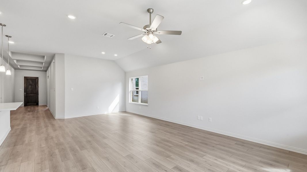 Furnished interior view inside a new home in Thompson Farms, Van Alstyne (Image 28).