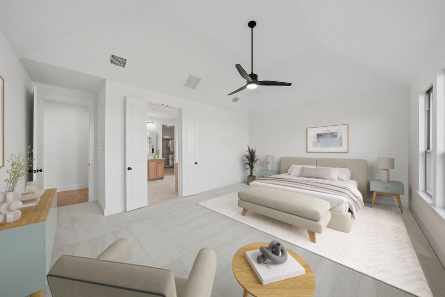 Furnished interior view inside a new home in Aster Park, McKinney (Image 16).