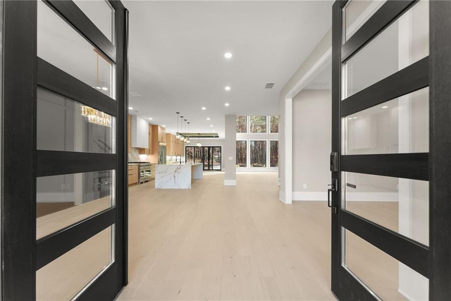 Furnished interior view inside a new home in , Hoschton (Image 66).