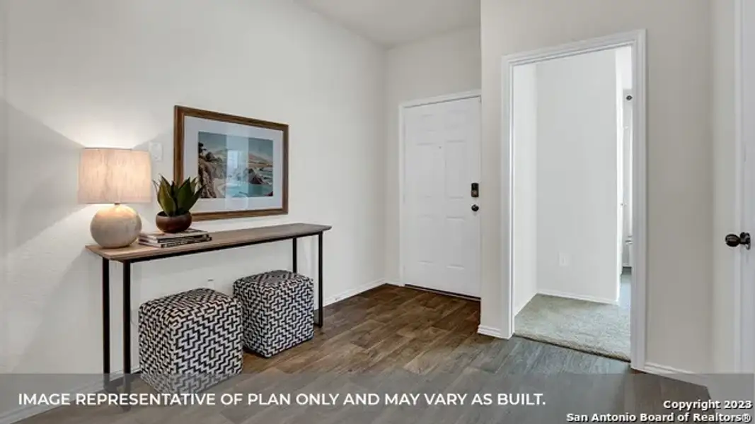 Furnished interior view inside a new home in Swenson Heights, Seguin (Image 24).