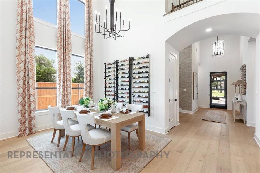 Furnished interior view inside a new home in Mosaic, Celina (Image 8).