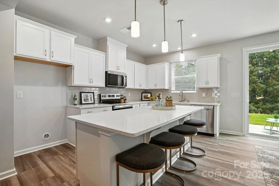 Furnished interior view inside a new home in Bailey Run, Charlotte (Image 11).