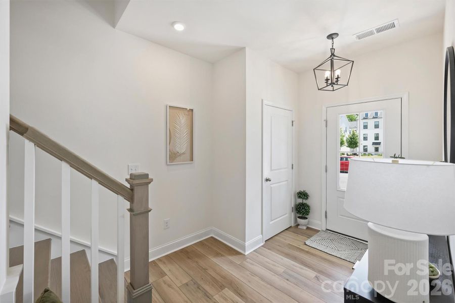 Spacious, unfurnished interior of a new home in The Townes of Cotswold, Charlotte (Image 21).
