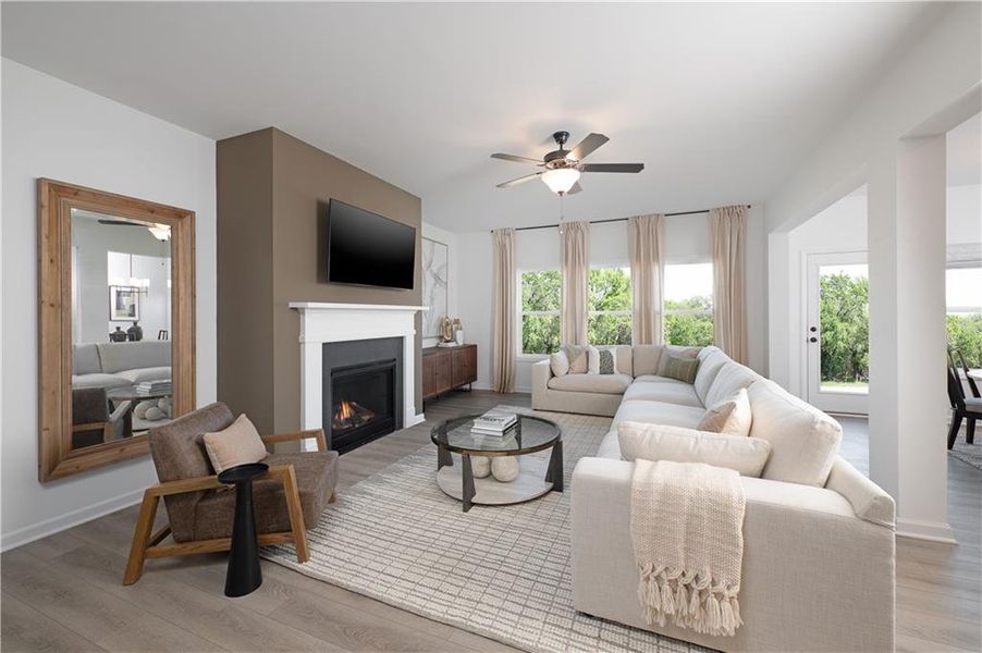 Furnished interior view inside a new home in The Estates at Casteel, Bethlehem (Image 15). Furnished interior view inside a new home in The Estates at Casteel, Bethlehem (Image 15).