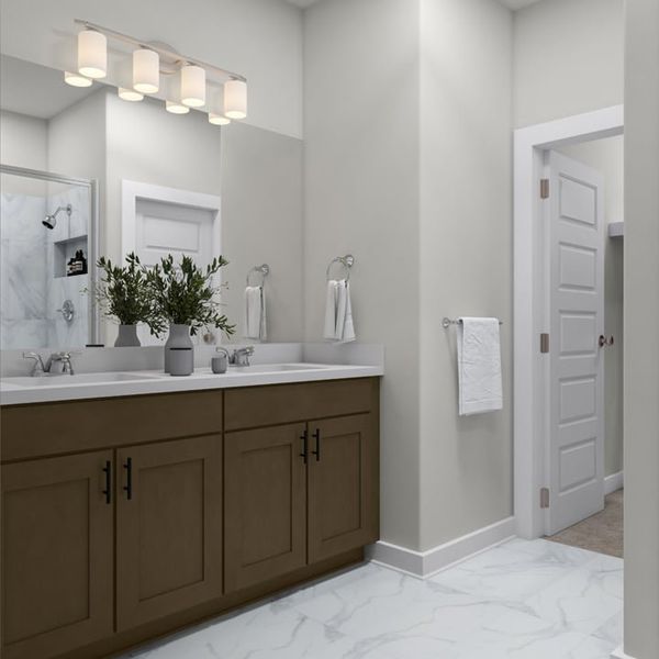 Furnished interior view inside a new home in Union Collection at Park Central, Georgetown (Image 11). Furnished interior view inside a new home in Union Collection at Park Central, Georgetown (Image 11).