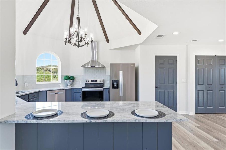 Furnished interior view inside a new home in , Boyd (Image 5).