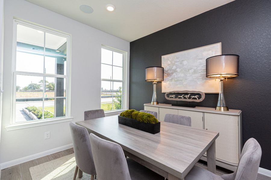Furnished interior view inside a new home in Amira, Tomball (Image 6).