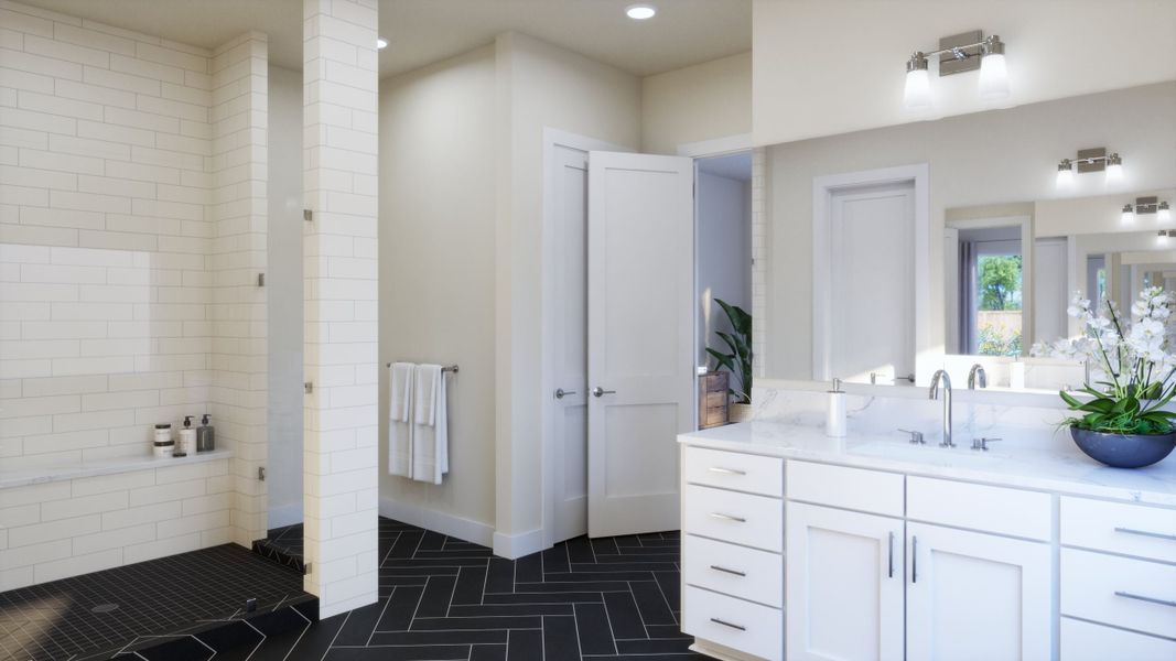Representative furnished interior of a home built from the 5052 by Risewell Homes in Freedom at Anthem, Kyle (Image 12).