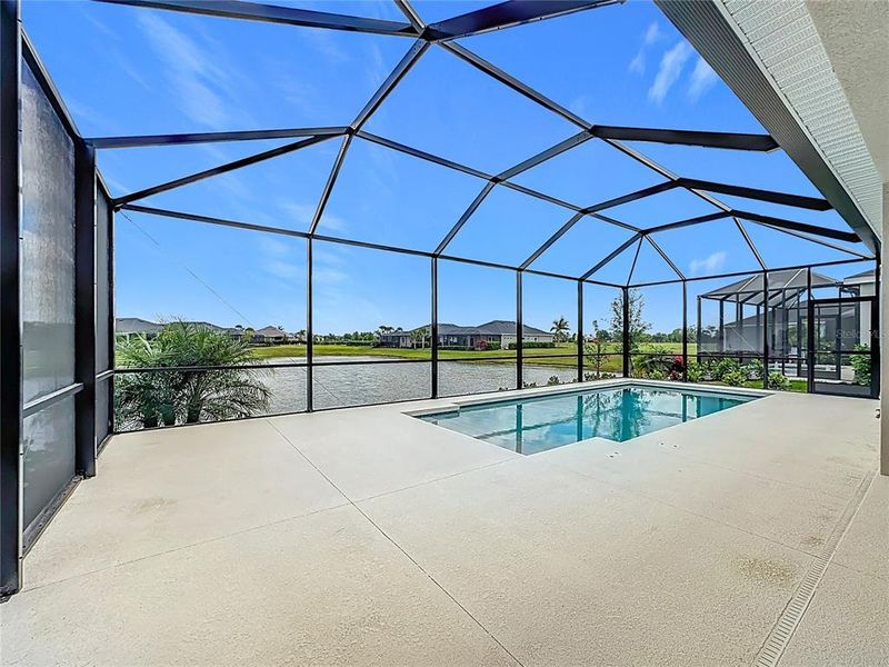 Exterior details and patio area of a home in , Parrish (Image 29).