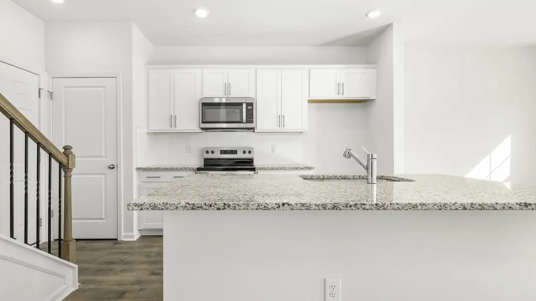 Furnished interior view inside a new home in Brightwood Farm, Whitsett (Image 4).