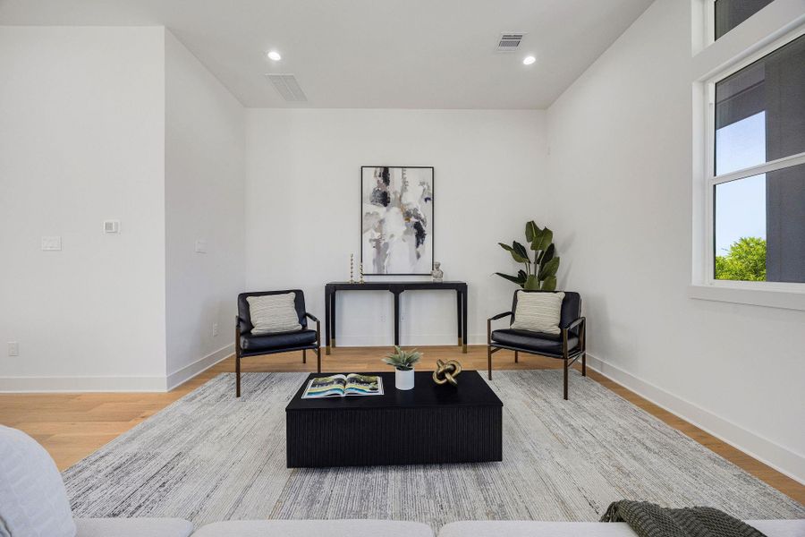 Furnished interior view inside a new home in Yale Terrace, Houston (Image 7).