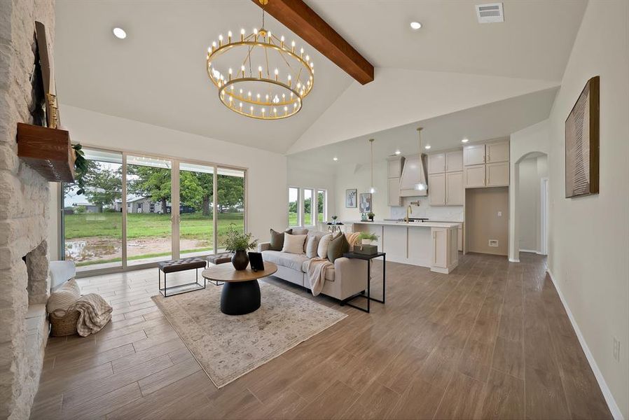 Furnished interior view inside a new home in , Reno (Image 16).