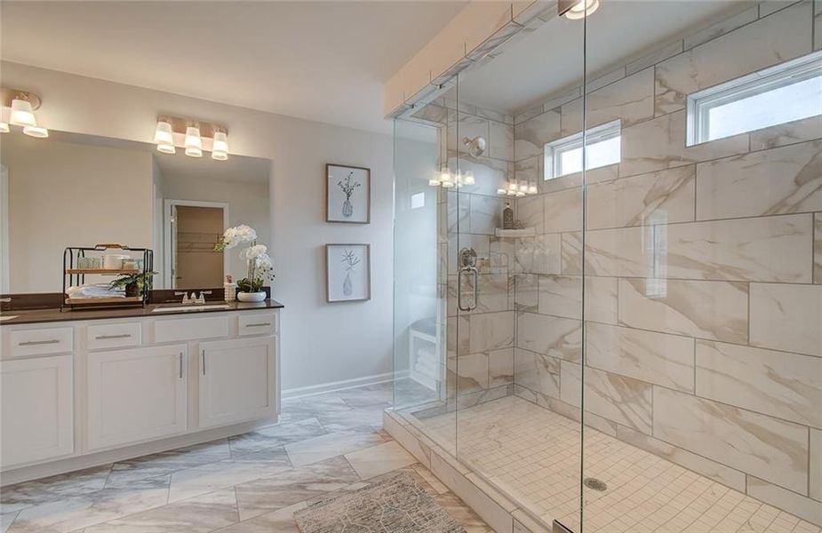 Furnished interior view inside a new home in Crofton Place Enclave, Snellville (Image 24).