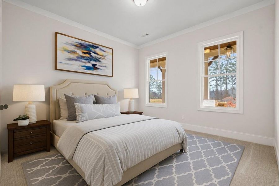 Furnished interior view inside a new home in , Marietta (Image 14). Furnished interior view inside a new home in , Marietta (Image 14).