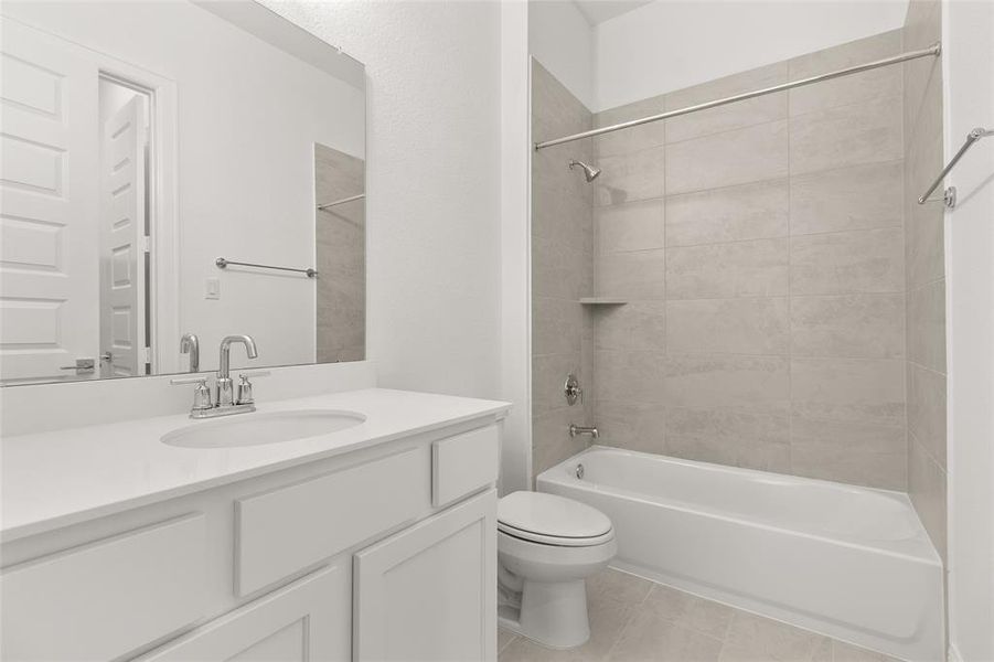 Furnished interior view inside a new home in The Highlands - 65', Porter (Image 7).