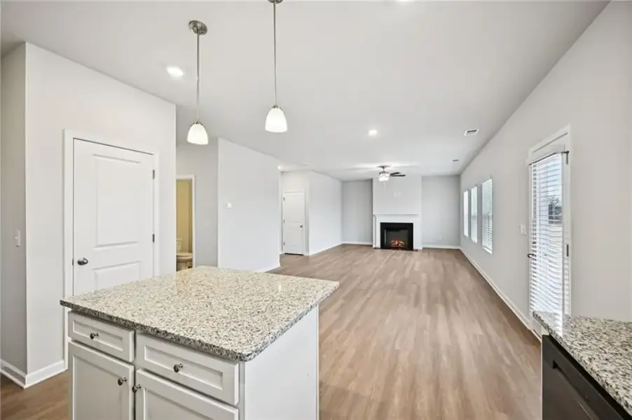 Furnished interior view inside a new home in The Hills at Cedar Creek, Winder (Image 36).