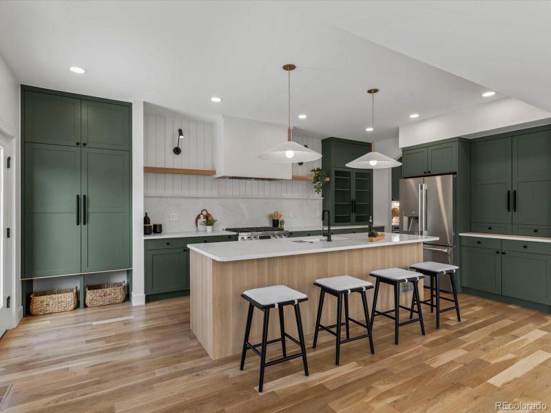 Furnished interior view inside a new home in , Denver (Image 10).
