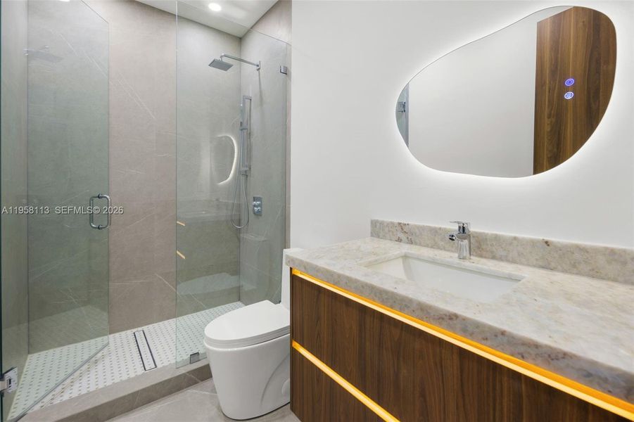 Furnished interior view inside a new home in , Miami (Image 7). Furnished interior view inside a new home in , Miami (Image 7).