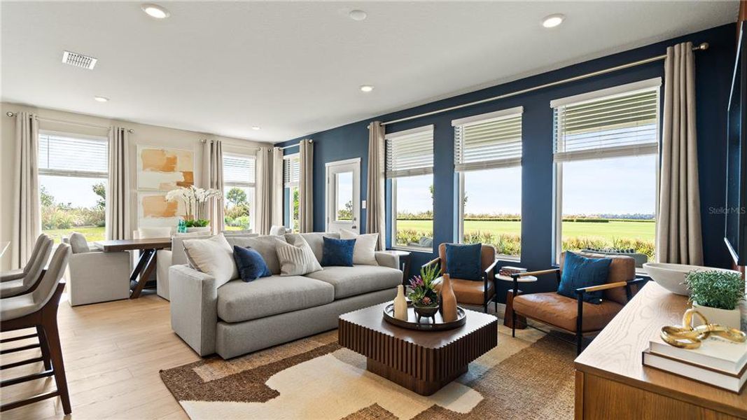 Furnished interior view inside a new home in , Clermont (Image 21).