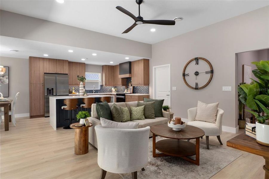 Furnished interior view inside a new home in , Inverness (Image 15).