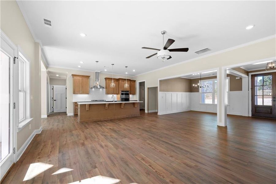 Spacious, unfurnished interior of a new home in , Ball Ground (Image 44). Spacious, unfurnished interior of a new home in , Ball Ground (Image 44).