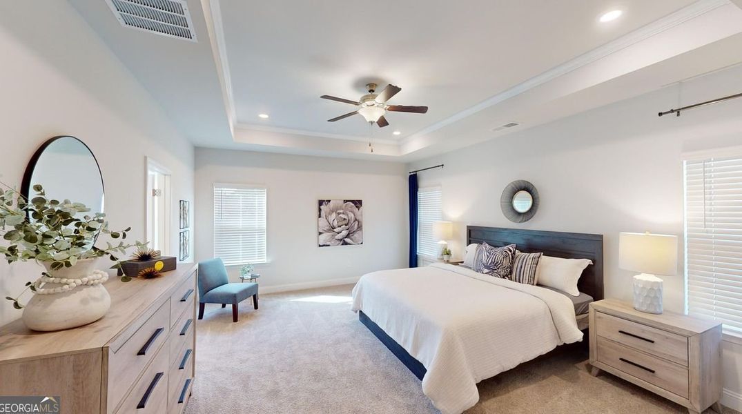 Furnished interior view inside a new home in Holliday Pass, Griffin (Image 13).