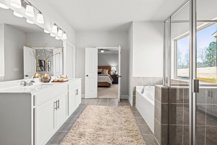 Furnished interior view inside a new home in , Homer (Image 18). Furnished interior view inside a new home in , Homer (Image 18).