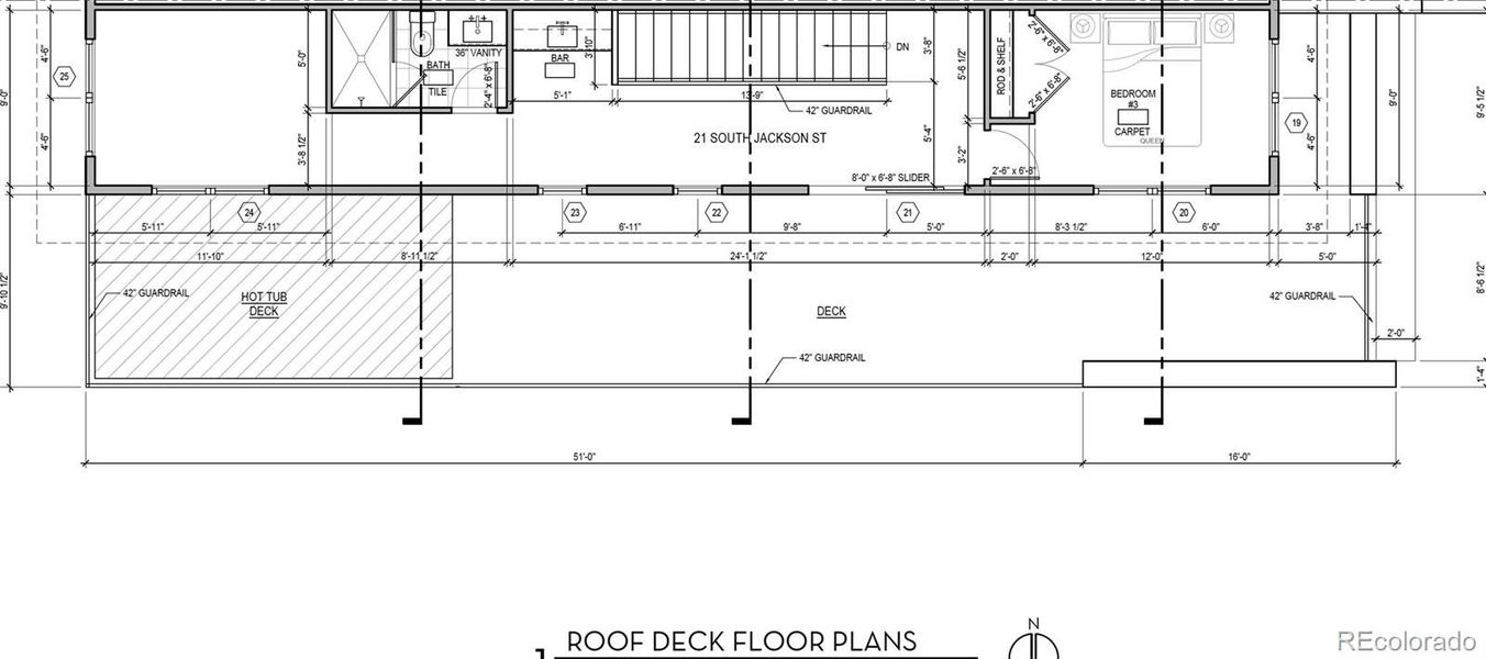 2D floor plan layout of this home in , Denver, CO (Image 2).