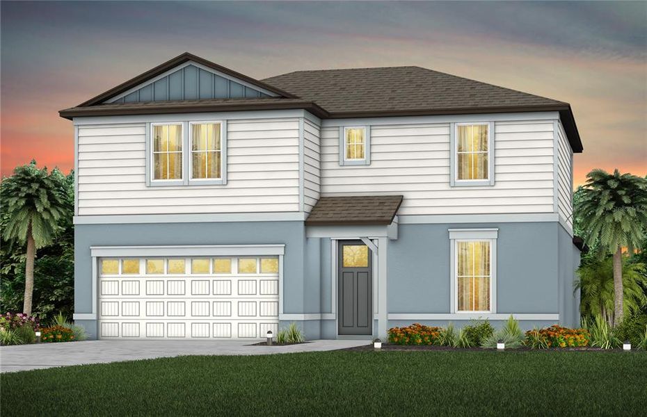 Exterior Rendering, Elevation CO1