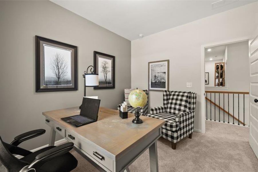 Furnished interior view inside a new home in Jameson Towns, Villa Rica (Image 31).
