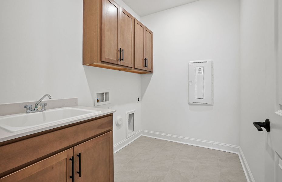 Furnished interior view inside a new home in Carolina Riverside, Belmont (Image 9).