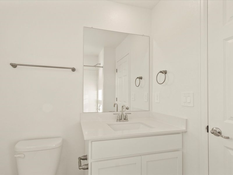 The Pagosa floorplan interior image taken at a Meritage Homes community in Northern Colorado.