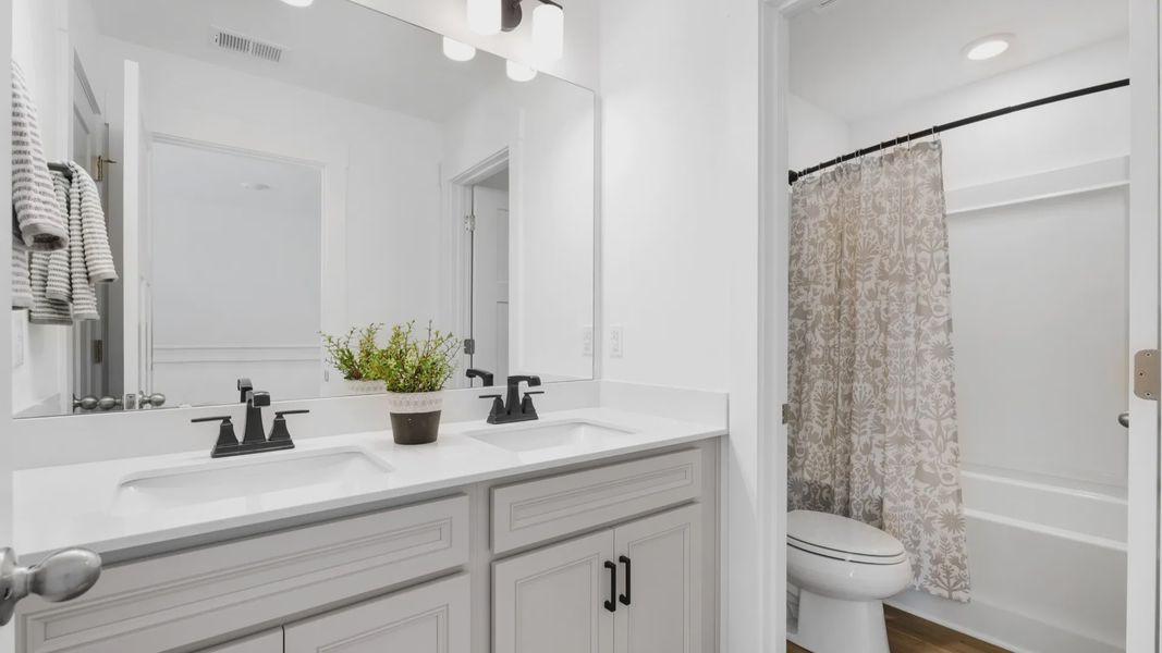 Furnished interior view inside a new home in Fox Hollow, Spartanburg (Image 22). Furnished interior view inside a new home in Fox Hollow, Spartanburg (Image 22).