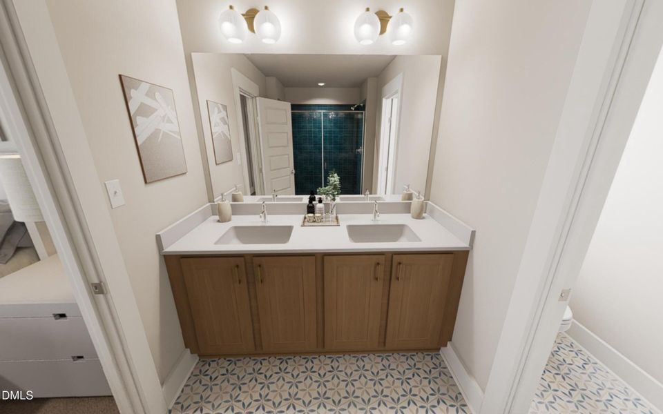 Main bathroom - Bougie Boho interior