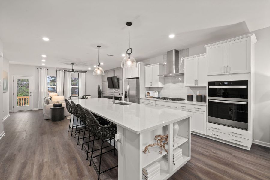 Stunning Kitchen with Extra Large Island