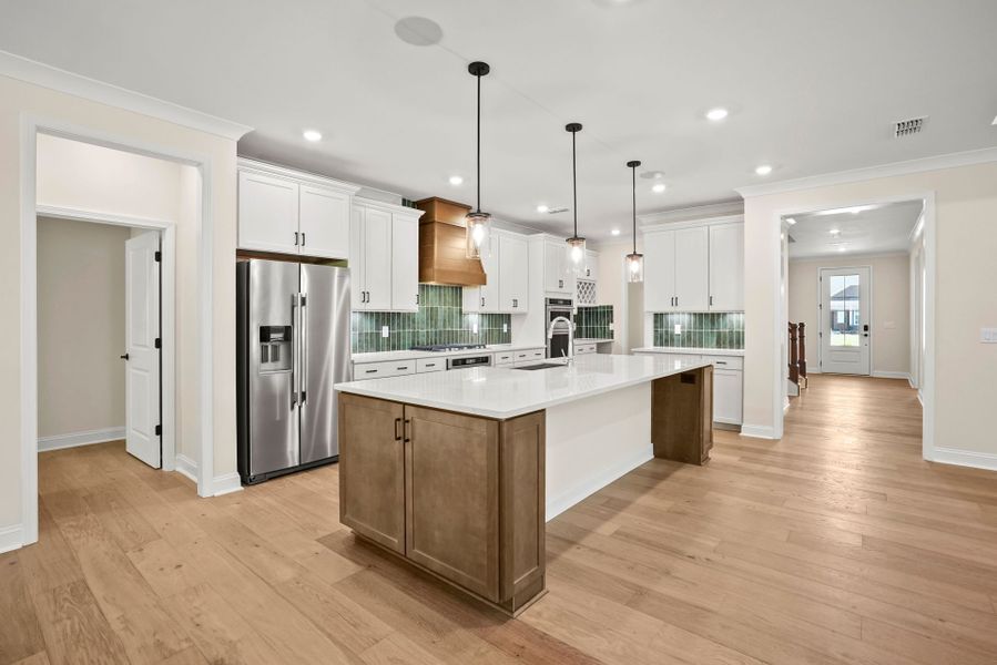 Furnished interior view inside a new home in Carolina Riverside, Belmont (Image 10).