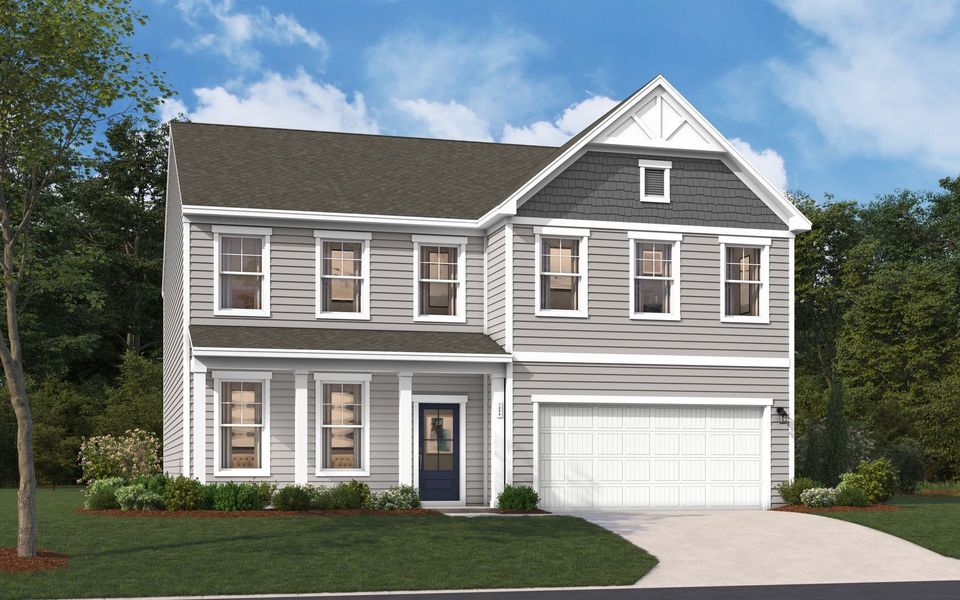 Representative exterior photo of a completed home built from the The Lambert by Stanley Martin Homes in Hickory Woods, Harlem, GA (Image 1). Representative exterior photo of a completed home built from the The Lambert by Stanley Martin Homes in Hickory Woods, Harlem, GA (Image 1).