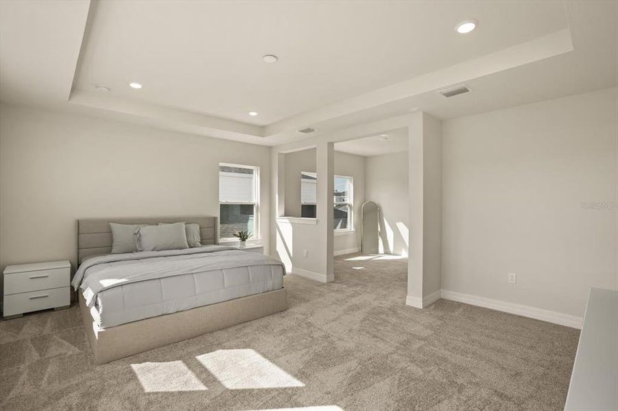 Furnished interior view inside a new home in , Orlando (Image 16).