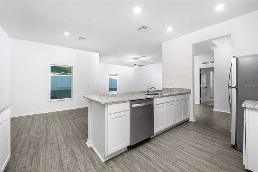 Furnished interior view inside a new home in Tula Parc, Astatula (Image 9). Furnished interior view inside a new home in Tula Parc, Astatula (Image 9).