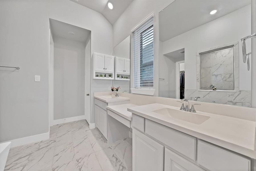 Furnished interior view inside a new home in , Fate (Image 16).