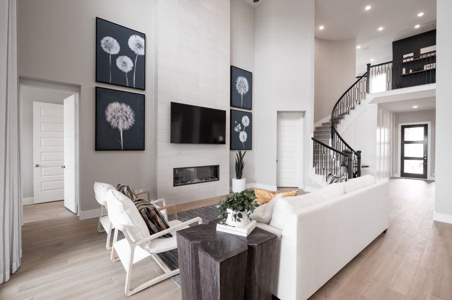 Representative furnished interior of a home built from the Verdin by Tri Pointe Homes in Pecan Ridge, Fulshear (Image 97).