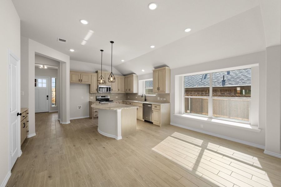Furnished interior view inside a new home in Waterford Park, Weatherford (Image 10).